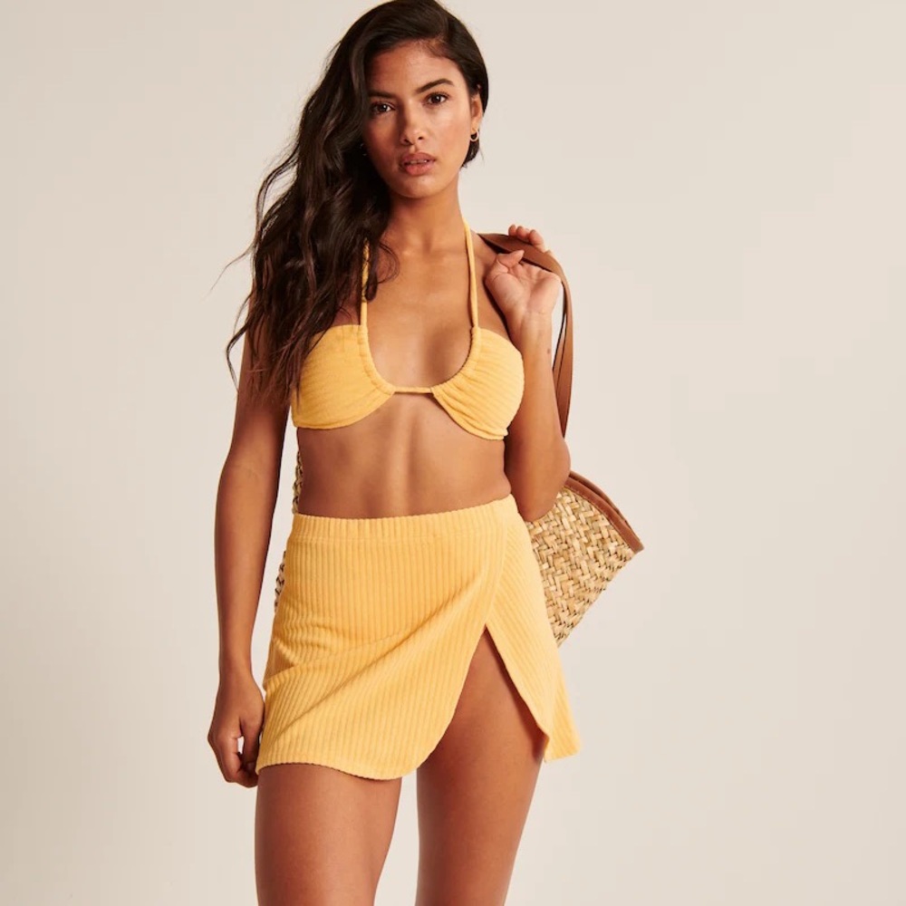 Abercrombie Terry Skirt Coverup L